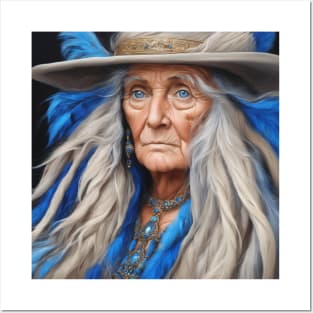 Wise elder woman Posters and Art